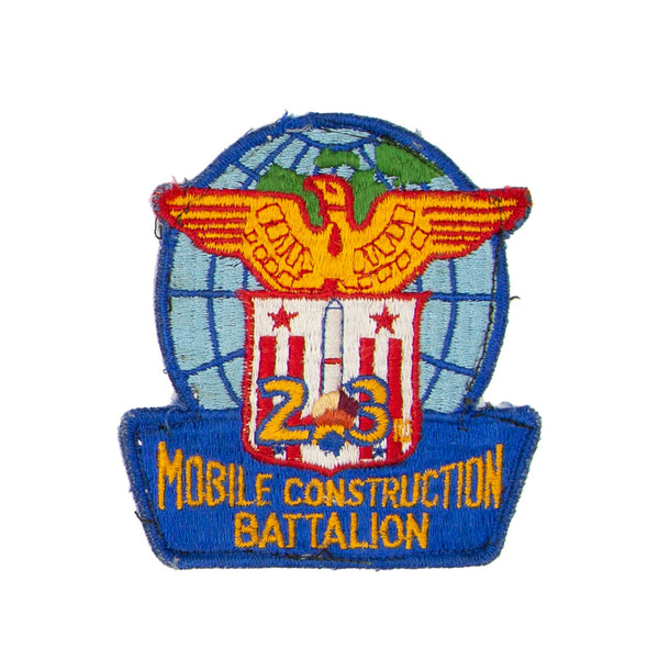 Original 1960s Mobile Construction Battalion 23 'Seabees' Patch