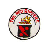 Original 1960s Vietnam Era US Navy VFA-11 'Red Rippers' Asian-Made Squadron Patch