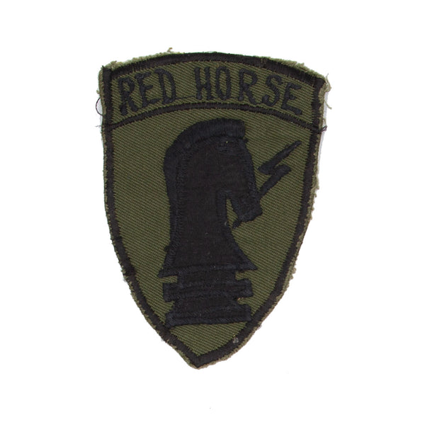 Original 1960s Vietnamese-Made Subdued USAF 819th Squadron 'Red Horse' Patch