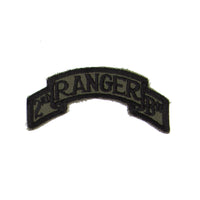 Post-Vietnam Era US-Made Subdued On Twill 2nd Ranger Battalion Scroll Patch