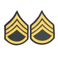 Original Vietnam Era US-Made Staff Sergeant E6 Sleeve Rank Patch Set