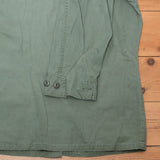60s Vietnam War Vintage US Army Poplin Tropical Combat Coat Jungle Jacket - Medium