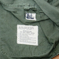 60s Vietnam War Vintage US Army Poplin Tropical Combat Coat Jungle Jacket - Medium