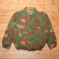 50s Vintage Italian Army M29 San Marco Tele Mimiteco Camo Jump Jacket - X-Large