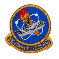 Original 1960s Vietnam Era SCB-110 USS Franklin D. Roosevelt US-Made Patch