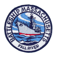 Original 1960s Vietnam Era BB-59 USS Massachusetts US-Made Patch