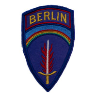 Original 1940s WW2 Era European-Made US Army USAREAR Berlin Patch