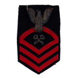 Original 1940s WW2 Vintage US NavyStorekeeper First Class Petty Officer Rate Patch
