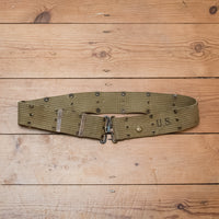 Original WW2 US Khaki M1936 Webbing Pistol Belt - Med/Large