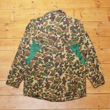 Stunning Rare Eddie Bauer Duck Hunter Camo Hunting Jacket - Large