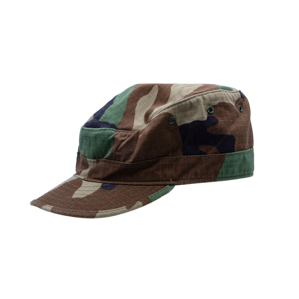 1980s Vintage US Army Woodland Hot Weather Field Cap - 7 1/4