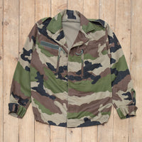 90s Vintage French F2 Camo Combat Coat - Medium