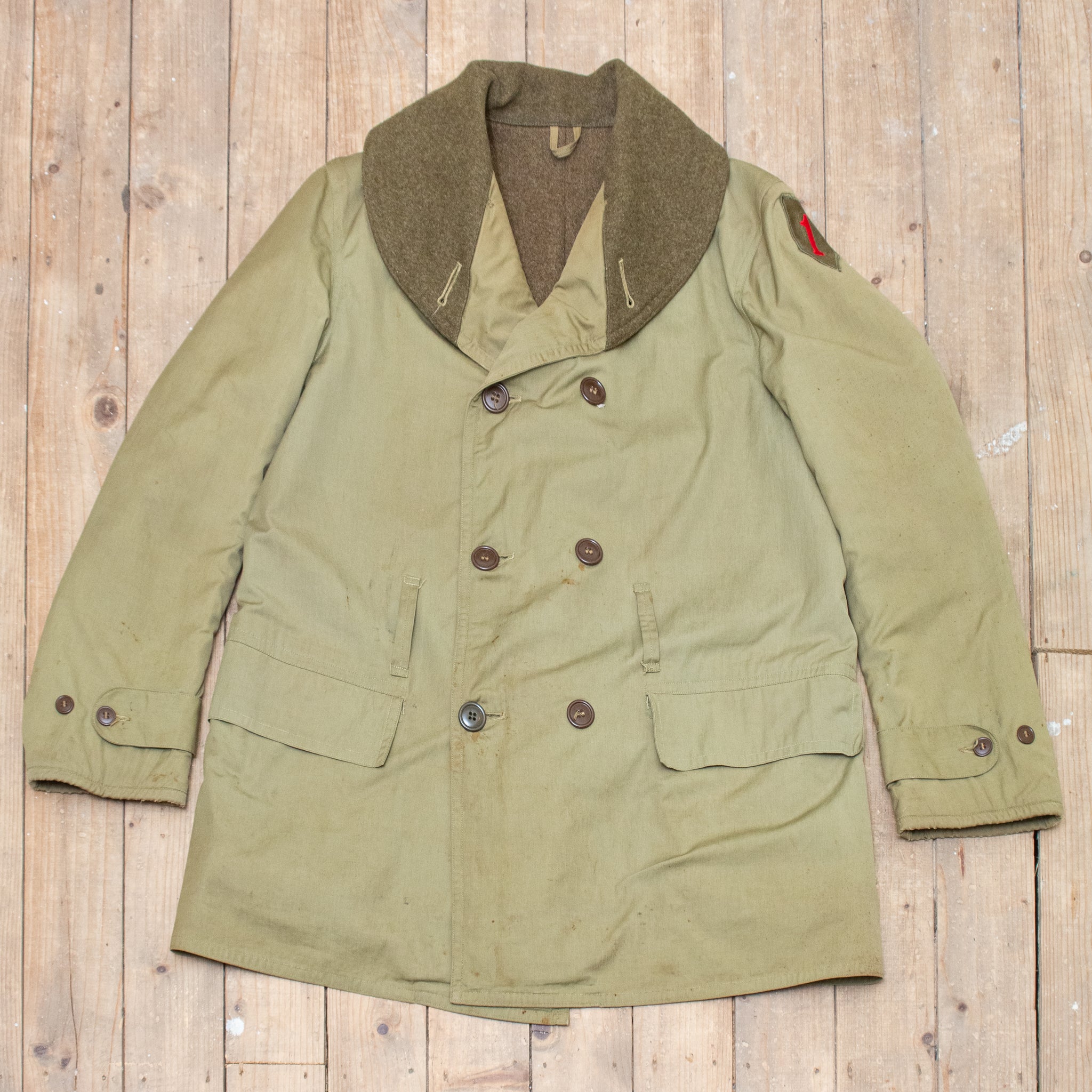 2*8様 vintage military mackinaw 40s 1940s Rare 40s Vintage Mackinaw Jacket - Large – Omega Militaria