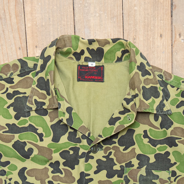 70s Vintage Ranger Duck Hunter Camo Shirt - Large – Omega Militaria