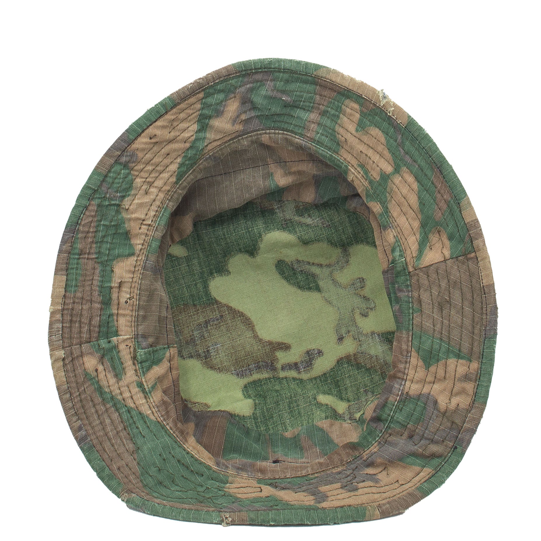 Original 1960s Vietnamese-Made Brown-Dominant ERDL Boonie Hat – Omega ...