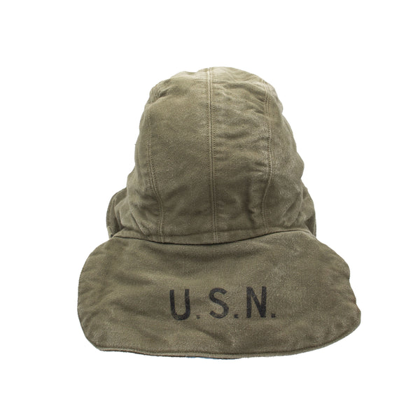 1940s WW2 Vintage US Navy Foul Weather Deck Cap – Omega Militaria