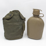 US Military Gulf War 1 Qt. Plastic Canteen & LC-2 Cover Set