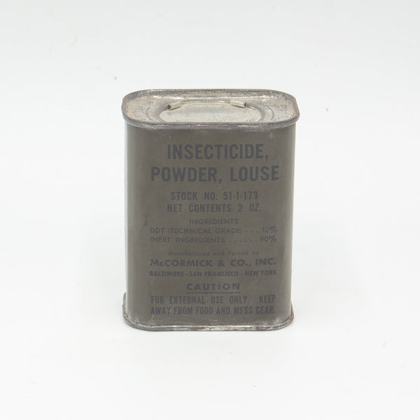 Vietnam War US Military Insecticide Louse Powder