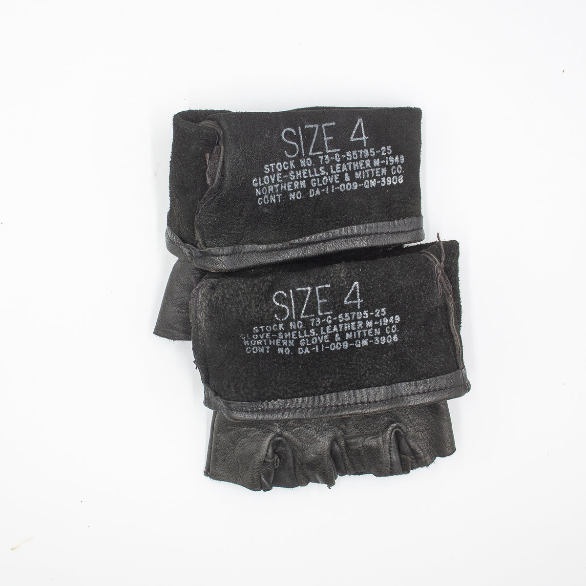 US Military Vietnam War CutDown M1949 Leather Gloves Omega Militaria