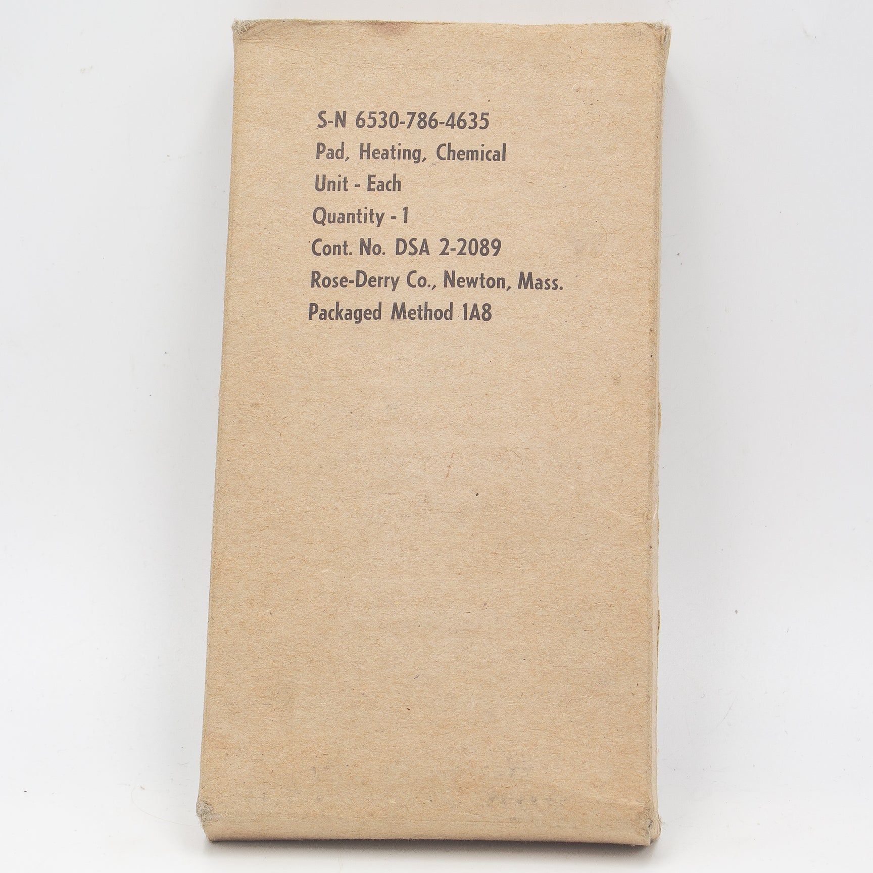 US Military Vietnam War Medical 'Pad, Heating, Chemical' Omega Militaria