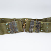 Original Vietnam War US Army 1st Pattern M1956 M56 Webbing Belt - 40"