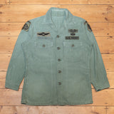 1967 Vintage Special Forces 3rd Pattern OG-107 Sateen Utility Shirt - Small