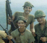 Original Vietnam War OD-Green Triangle Bandage (Neck Scarf / Head Band)