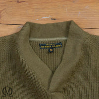 NOS 1940s WW2 Vintage US Army Air Force USAAF Mechanic A-1 Wool Sweater - Small